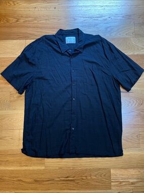 Men’s Solemar Bamboo & Cotton Casual Button-Down, Size 4XL